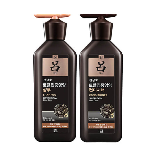 Ryo-Black-Ryoji-Ginseng-Revitalizing-Shampoo-&-Conditioner-400ml-Each-X1Pack-1