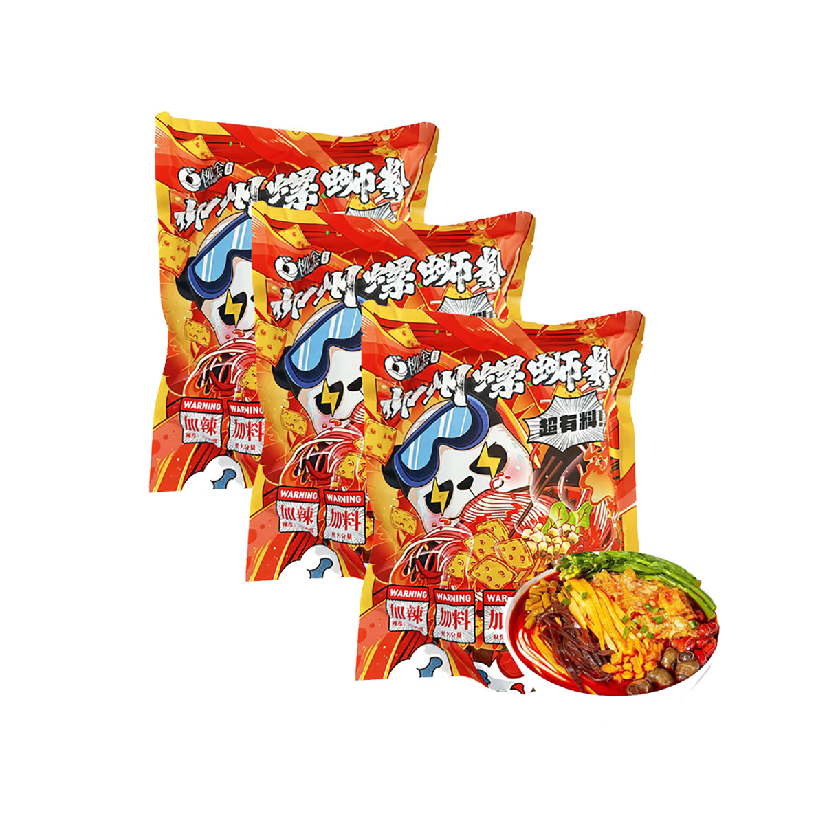 Liu-Quan-Liuzhou-Spicy-and-Extra-Stinky-Snail-Noodles---400g-X3Pack-1