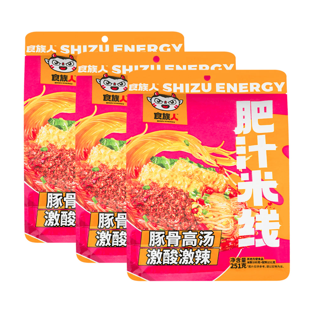 SZR Fatty Broth Instant Rice Noodle Vermicelli 251gX3Pack