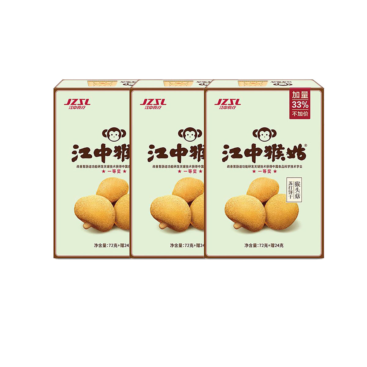 Jiangzhong-Shiliao-Hougu-Milk-Salt-Soda-Biscuits-72g+24g-X3Pack-1