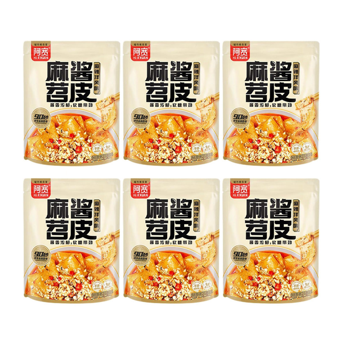 Akuan Sweet Potato Peel with Sesame Paste Flavor 190gX6pack