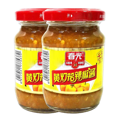 Chun-Guang-Hot-Bell-Chili-Sauce-Rich-and-Spicy-150g-X2Pack-1