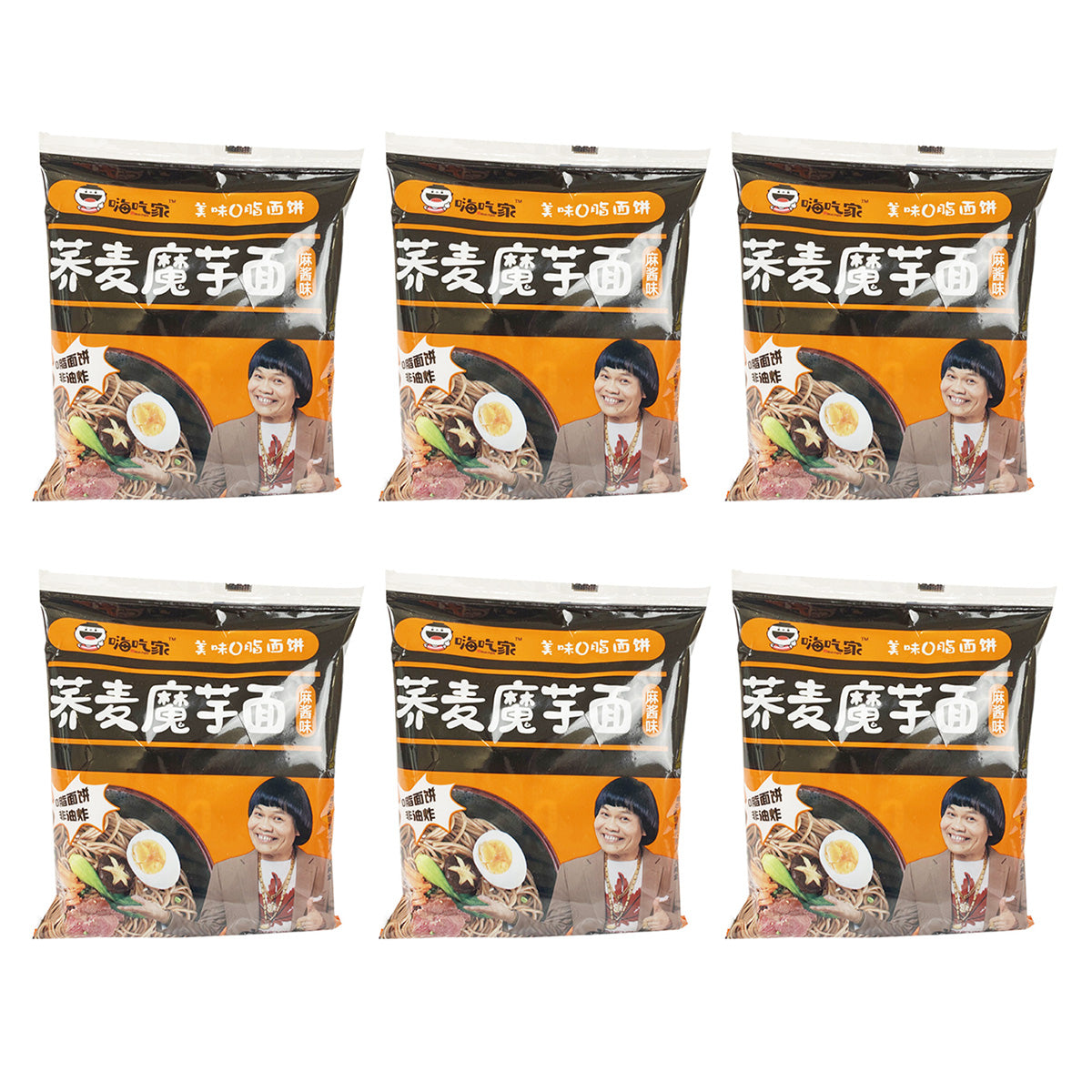 Hichijia Buckwheat Konjac Noodles With Sesame Flavor 78gX6pack