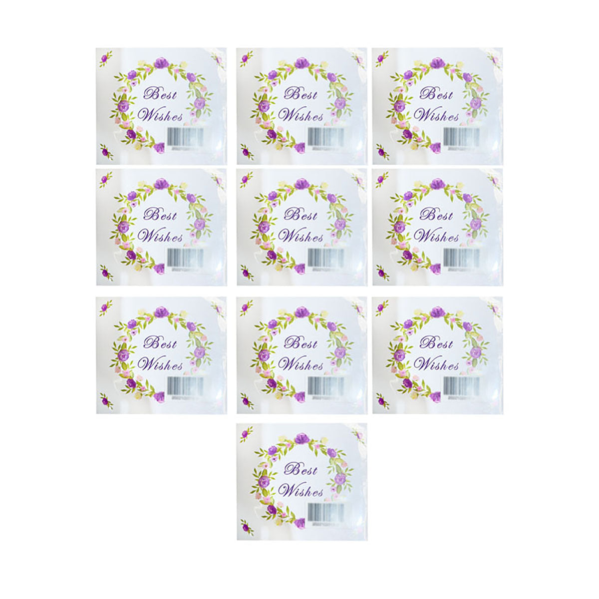 Ulife-Greeting-Card-with-Purple-Floral-Wreath-Design-X10Pack-1