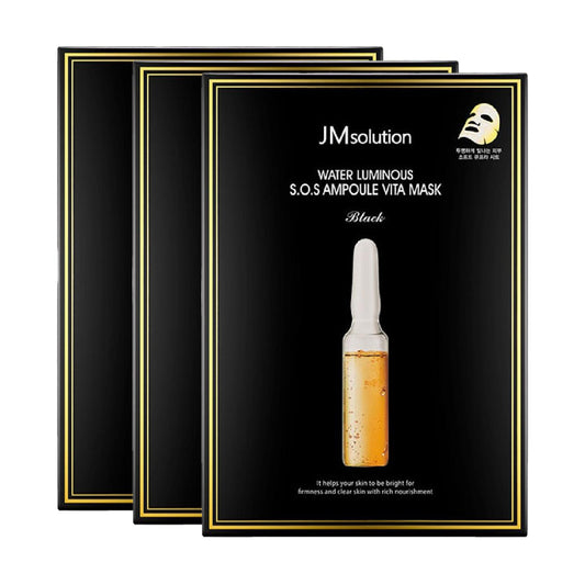 JM Solution Ampoule Vitamin Face Mask 30ml 10 Pieces per Box X3Pack