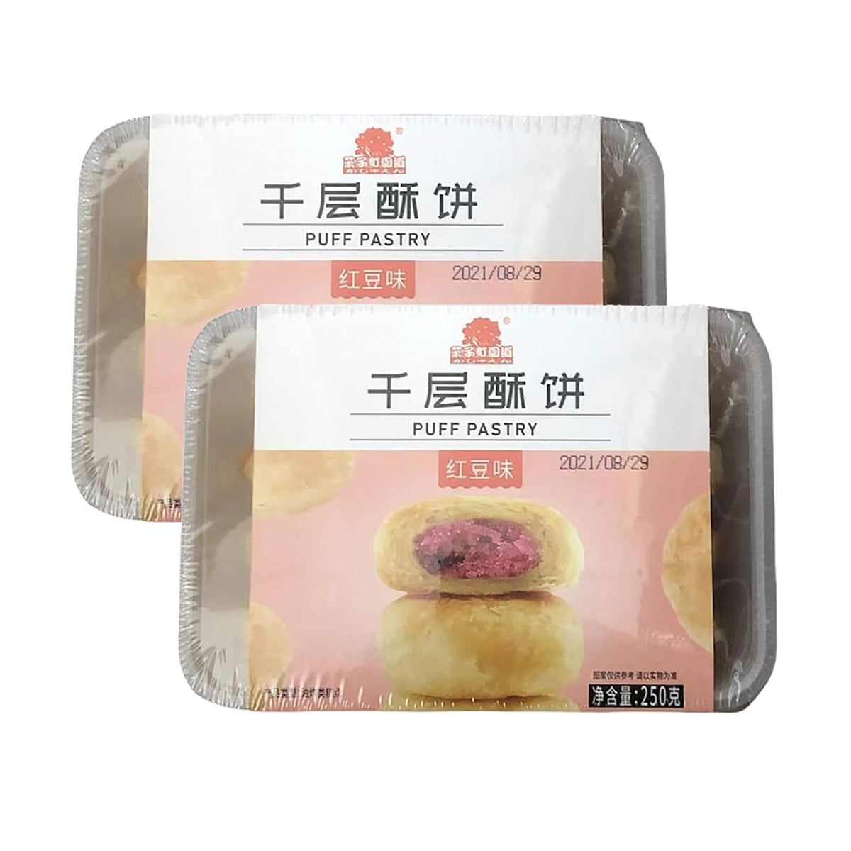 Aji-250g-Red-Bean-Flavor-Thousand-Layer-Pastry-2-Pack-1