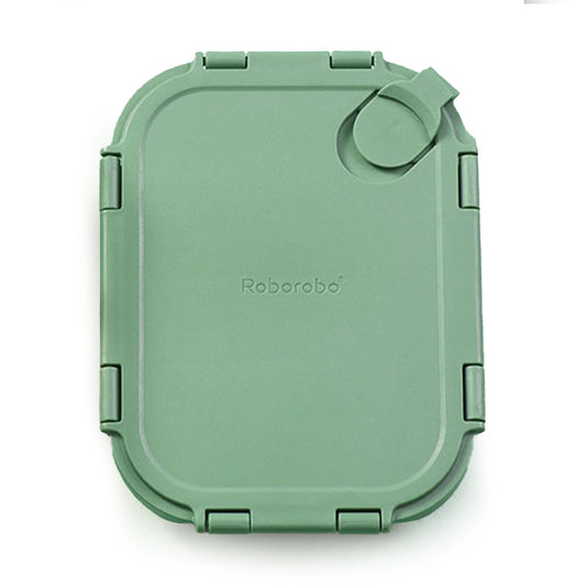 Robo Clark partitioned heat-resistant glass storage box Two compartments Sweden green, 620ml.