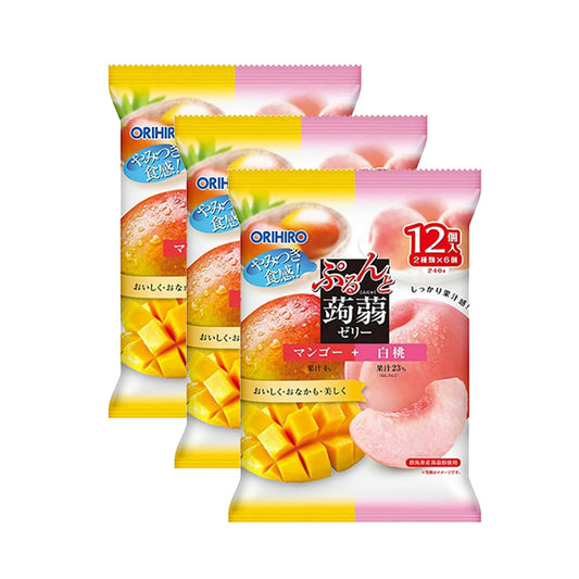 Orihiro-Japanese-Konjac-Jelly-Mango-&-White-Peach---240g-X3Pack-1