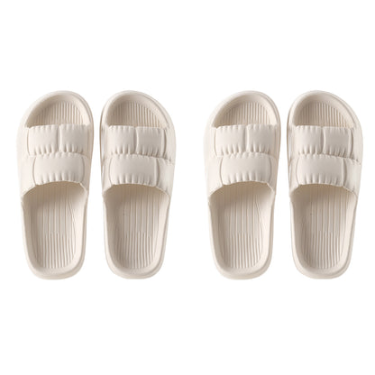 Fasola-Lightweight-Bathroom-Slippers-White-Size-37/38-One-Pair-X2Pack-1