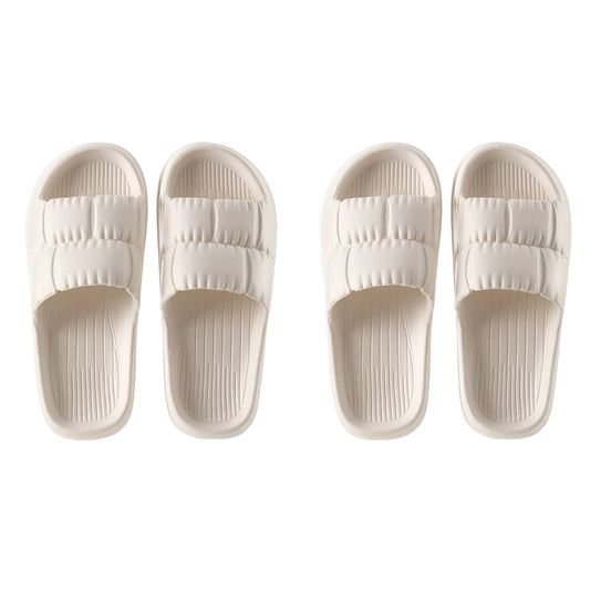 Fasola-Lightweight-Bathroom-Slippers-White-Size-37/38-One-Pair-X2Pack-1