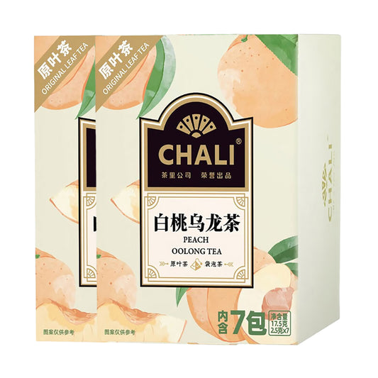 Chali-White-Peach-Oolong-Tea-Bags-Delicate-and-Fragrant-17.5g-X2Pack-1