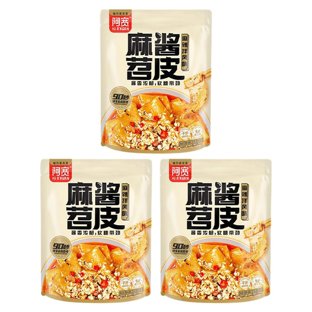 Akuan Sweet Potato Peel with Sesame Paste Flavor 190gX3pack