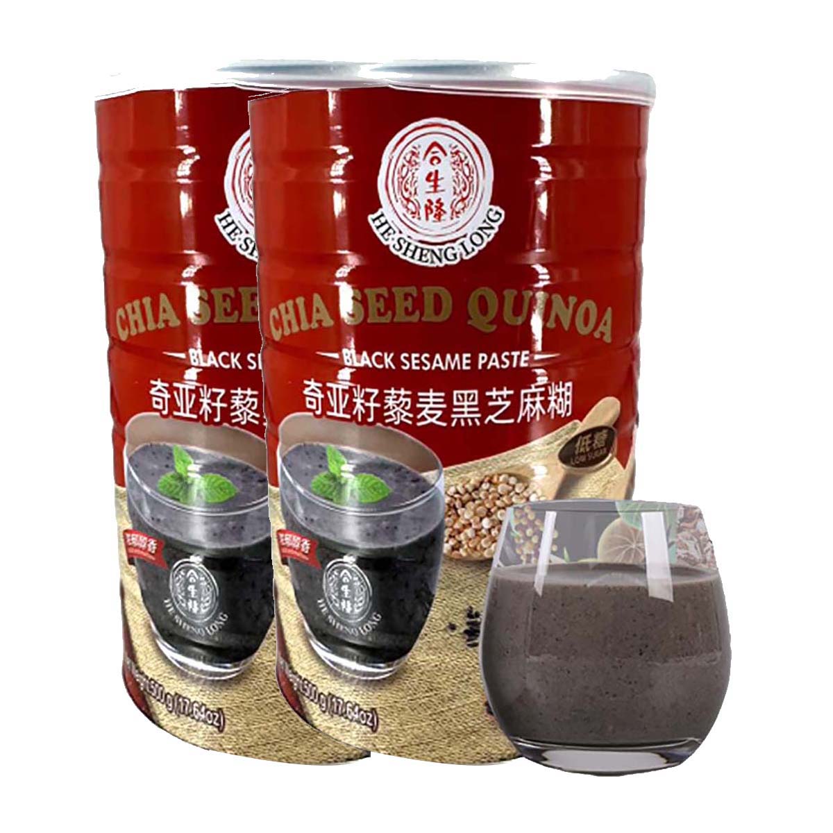 Heshenglong-Chia-Seed-Quinoa-Black-Sesame-Paste-500g-X2Pack-1