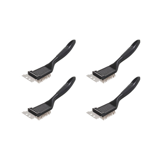 Fasola-BBQ-Grill-Cleaning-Brush-and-Scraper-Black-X4Pack-1