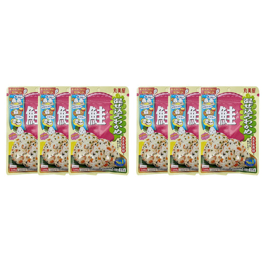 Marumiya-Rice-Ball-Seasoning-Salmon-Wakame-Flavor-31g-X6Pack-1