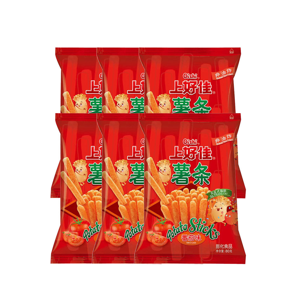 Oishi-French-Fries-Chips-Tomato-Flavor-80g-X6Pack-1