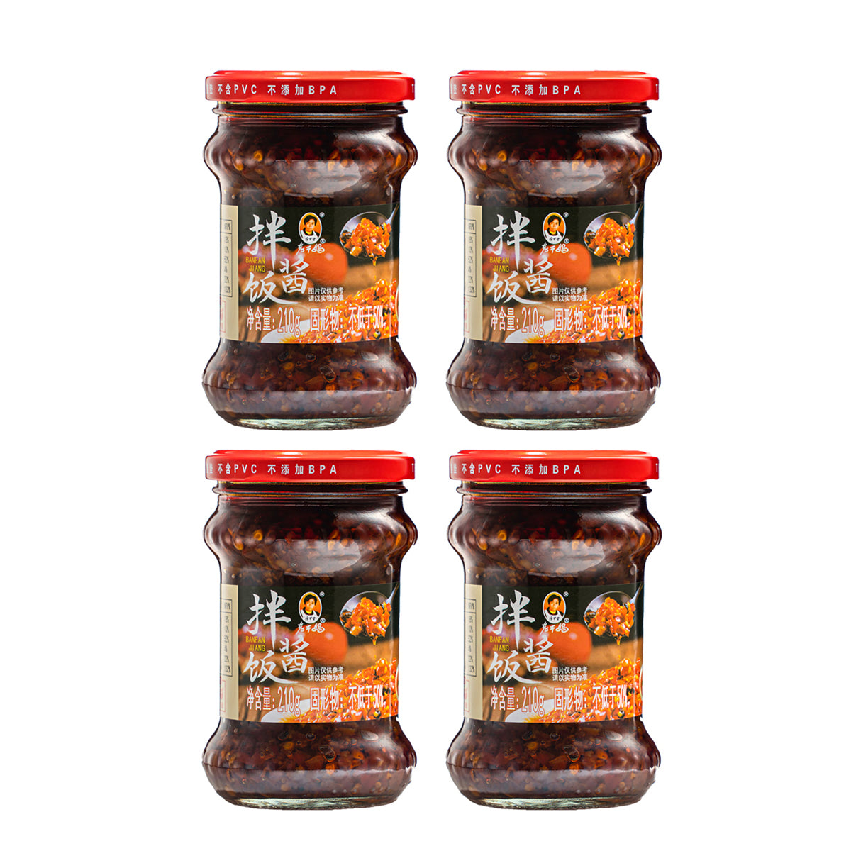 Lao-Gan-Ma-Rice-Mixing-Sauce-210g-X4Pack-1