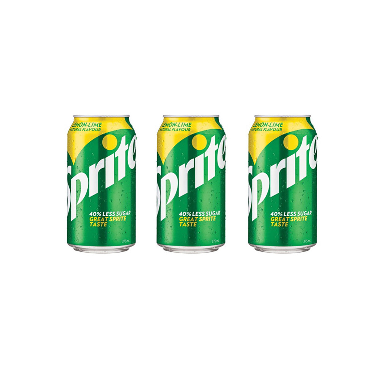 Coca Cola Sprite Classic Can Crisp Lemon-Lime Refreshment 375ml X3Pack ...