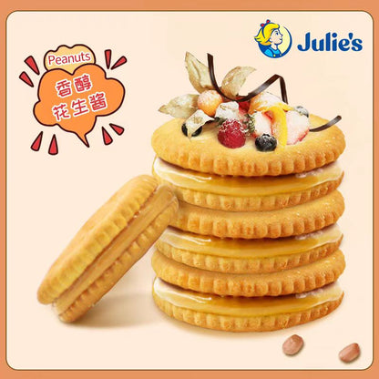 Julies Snack Peanut Butter Sandwich Cookies 180gX3Pack