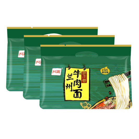 Baijia Lanzhou Beef Noodles 95gX5pcsX3pack