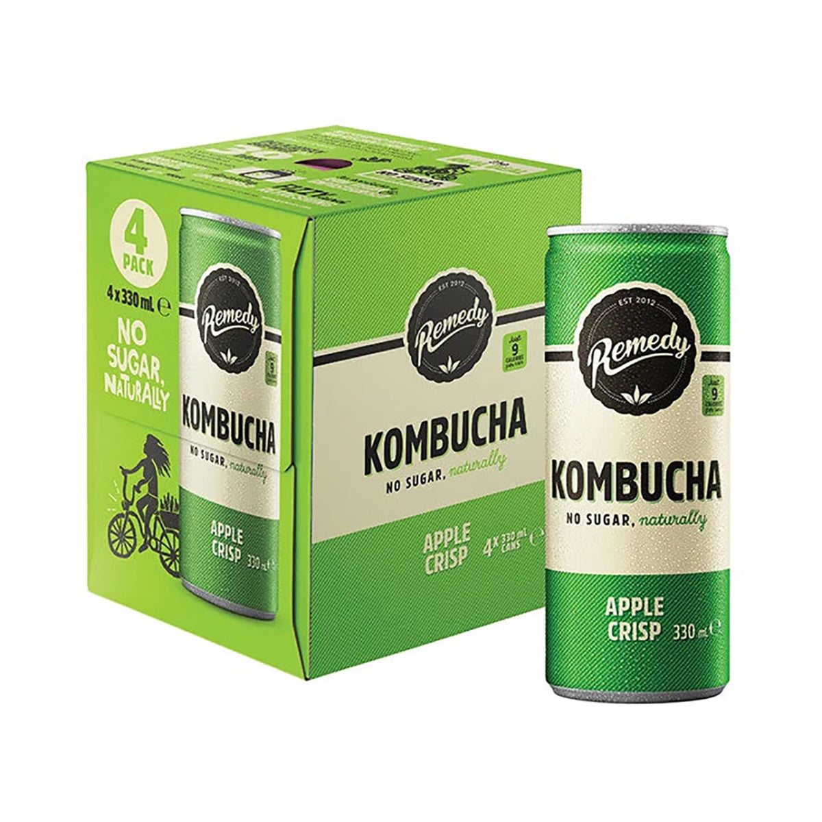 Remedy-Organic-Kombucha-Crisp-Apple-Flavor-250ml*4-X1Pack-1