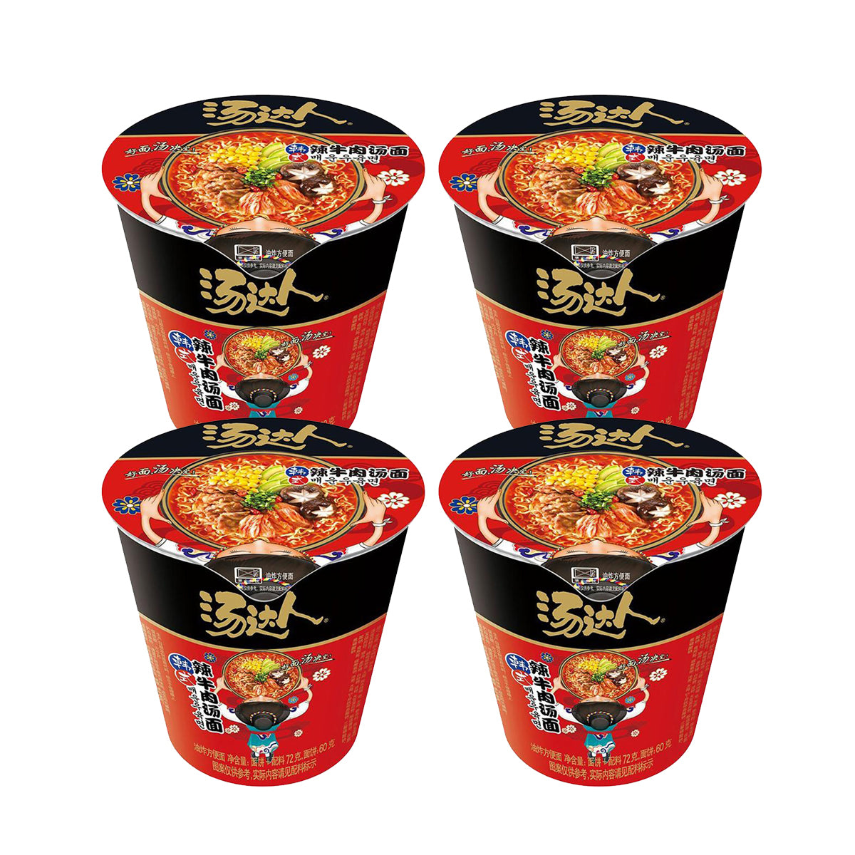 Uni-President-Korean-Spicy-Beef-Soup-Noodles-Cup-82g-X4Pack-1