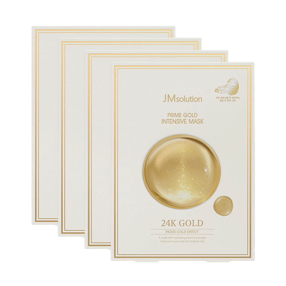 JM Gold Face Mask 30ml 5 Pieces per Box X4Pack