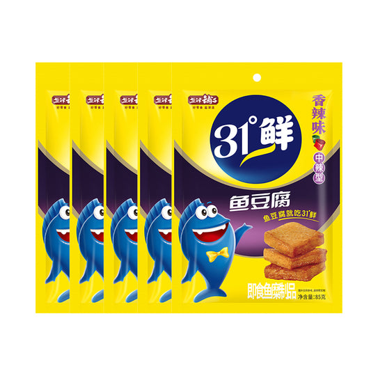 Yanjinpuzi-Spicy-Codfish-Tofu-85g-X5Pack-1