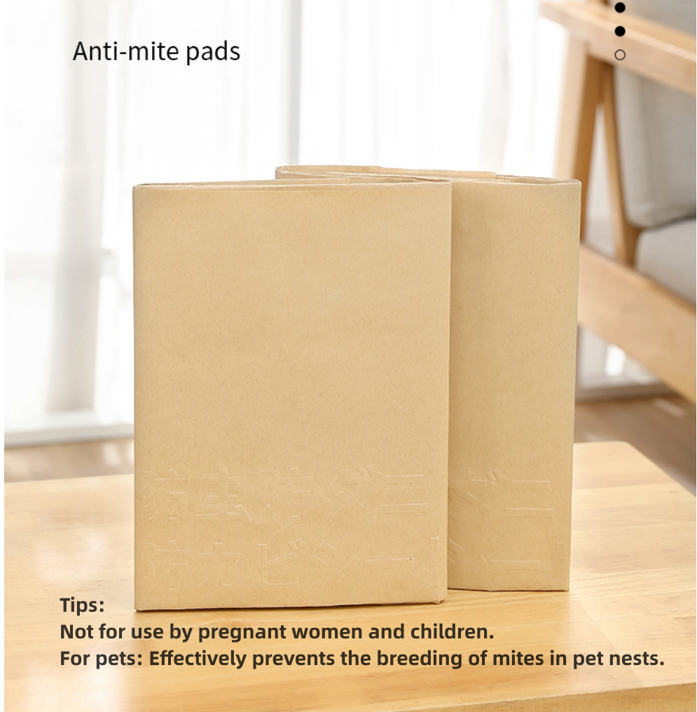 Fasola Natural Wood Color Anti-Mite Pad Against Allergens 90X100cm X2 Pieces X2Pack