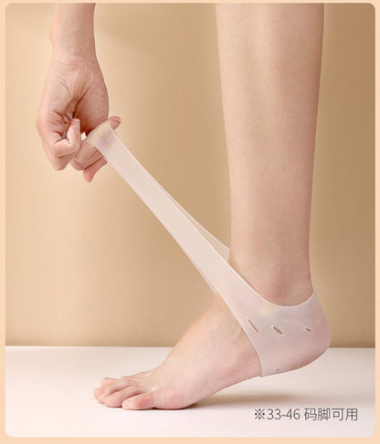 Fasola Heel Cushion Pads Heel Grips/Heel Liners Heel Protectors for Cracked Heels White 10*8cm 1 Pair X2Pack