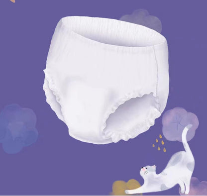 Lifease Leak-Proof Menstrual Overnight Sanitary Napkin Super Guard Adult Diapers with Ultimate Absorbency for New Mother M-L Size 3 Pieces X4Pack