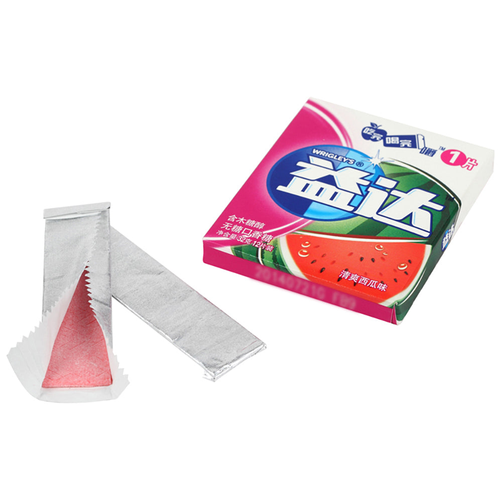 Extra  Sugar Free Xylitol Gum Watermelon Flavor 12pcs 32g X3pack