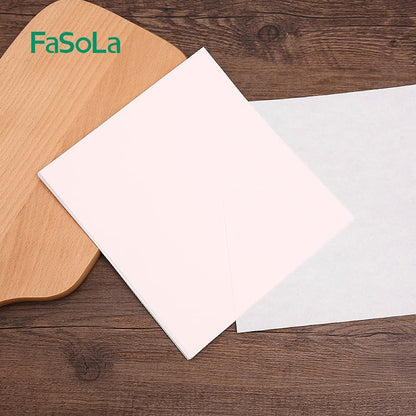 Fasola Kitchen Oil-absorbing Paper Oil-Absorbing Film 21.8*19.7cm 50pcs X4Pack