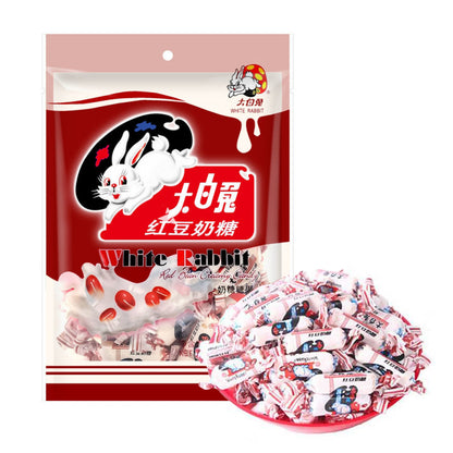 Big White Rabbit Red Bean Milk Candy 200g X4pack