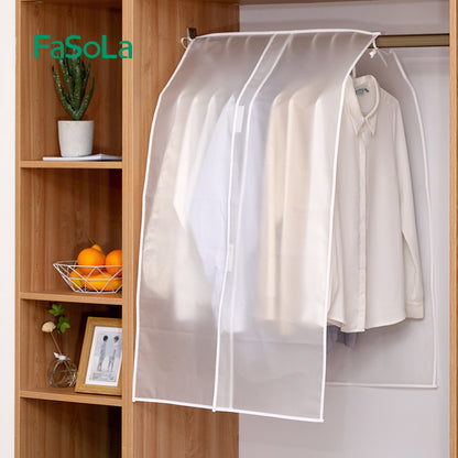 Fasola Large Size Garment Hanging Clothing Dust Cover Storage Plastic Clothes Bags 110 X 110cm X4Pack