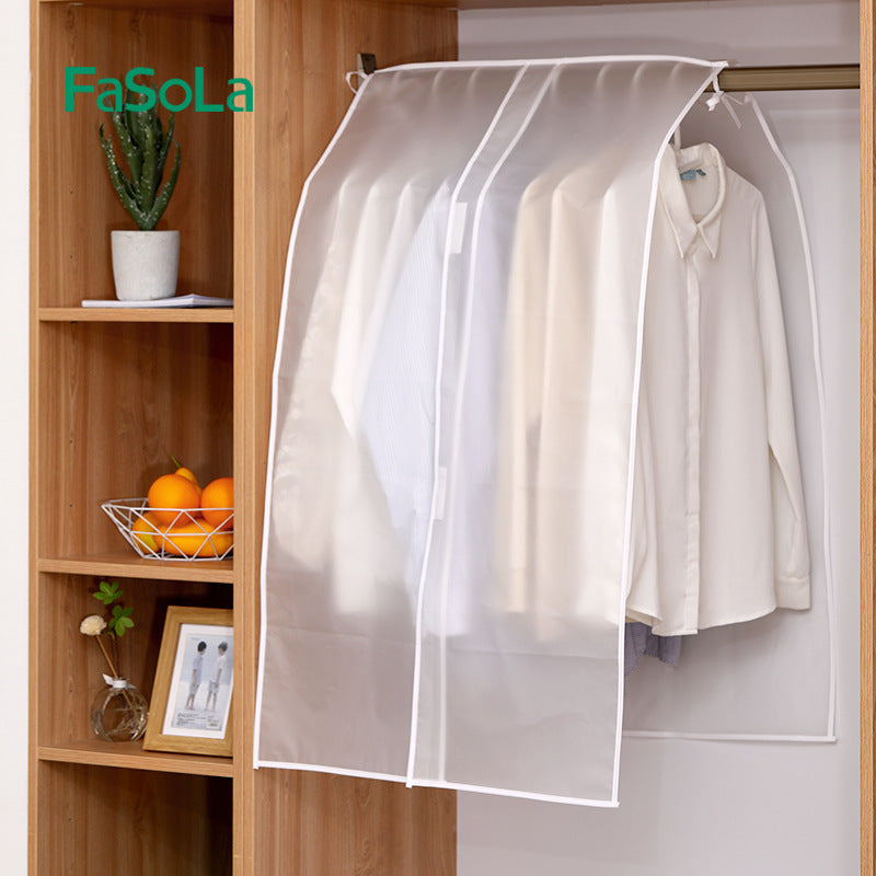 Fasola Garment Hanging Clothes Dust Cover Bag in ExtraLarge Size 90 X 130cm X2Pack