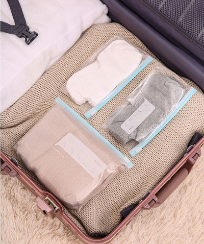 Fasola Multifunctional Reusable Zipper Slide Lock Bag White Large Food Storage Bag Freezer Bags 27*28cm10pcs in X2Pack