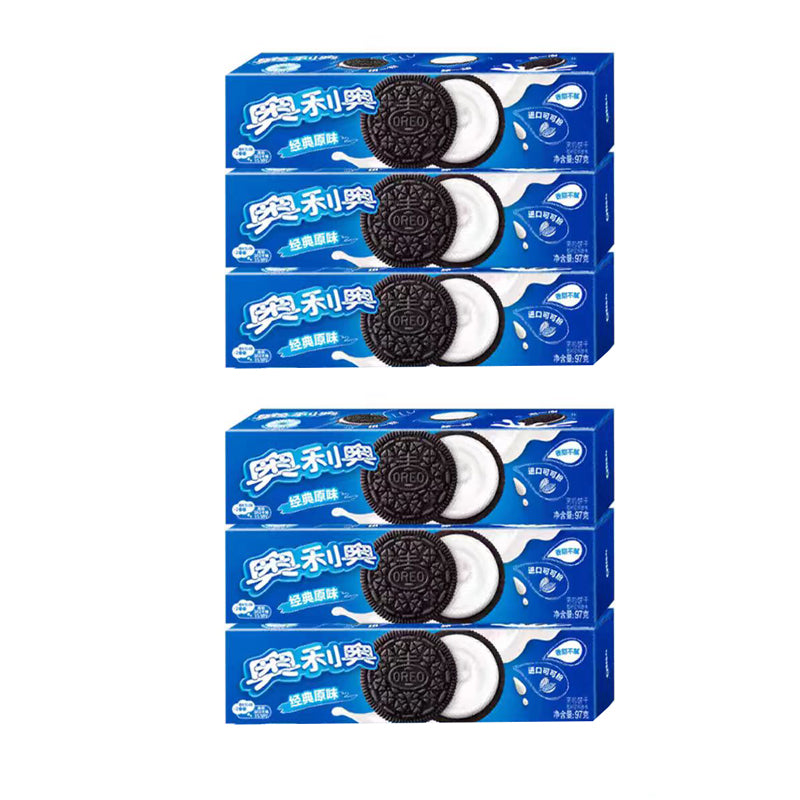 Oreo Free Shipping Classic Original Flavor Sandwich Crackers 97g X6pack