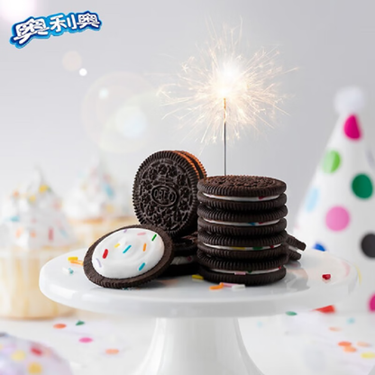 Oreo Birthday Cake Flavor Cookies 97g X4Pack