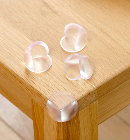 Fasola Round Transparent Corner Guards Corner Protector for Baby 3 X 3 X 3cm X 4Pieces X3Pack