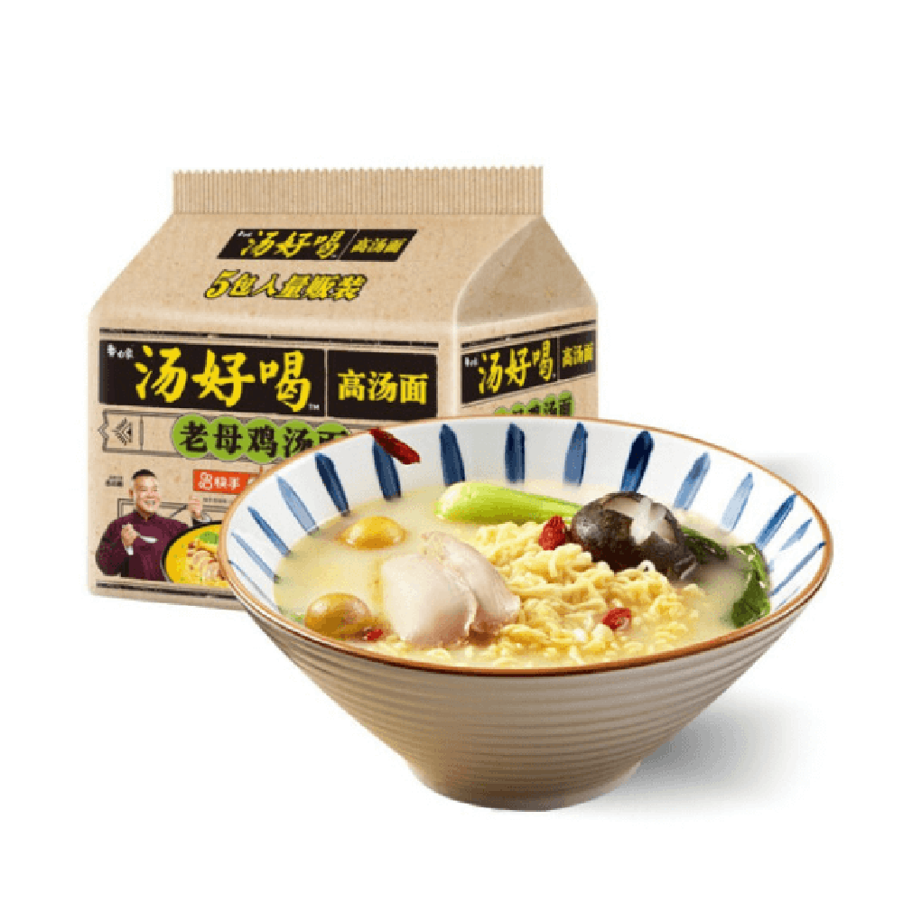 BX Baixiang Old Hen  Soup Flavor Noodles 111gX5bagsX4pack