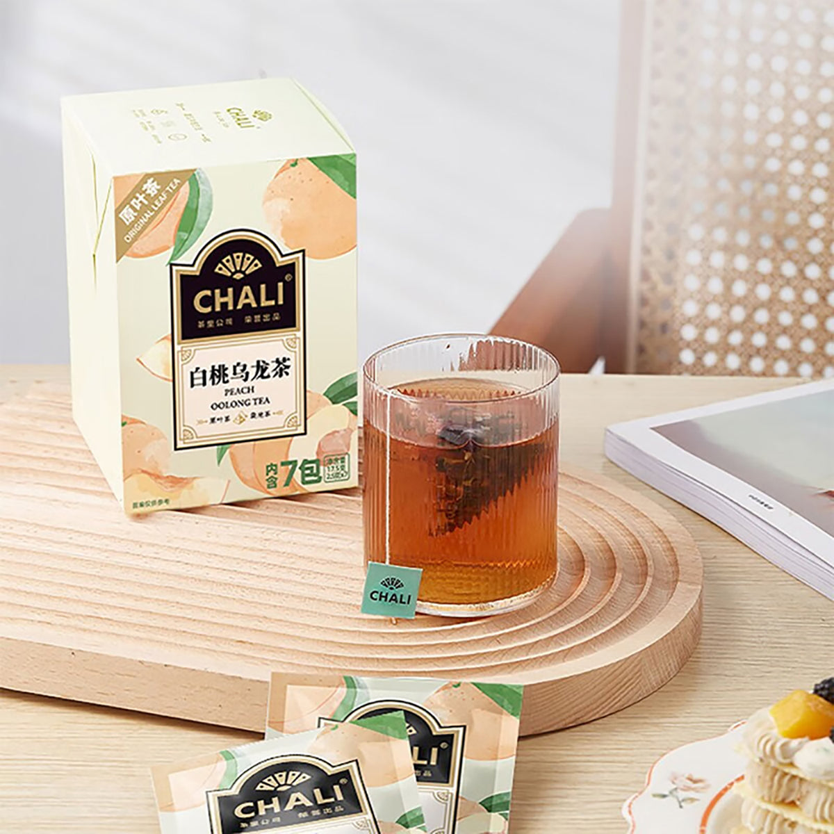 Chali-White-Peach-Oolong-Tea-Bags-Delicate-and-Fragrant-17.5g-X2Pack-1