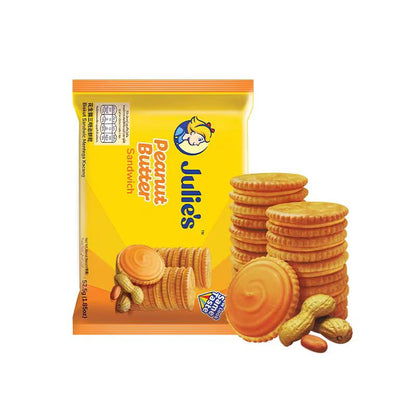 Julies Snack Peanut Butter Sandwich Cookies 180gX3Pack