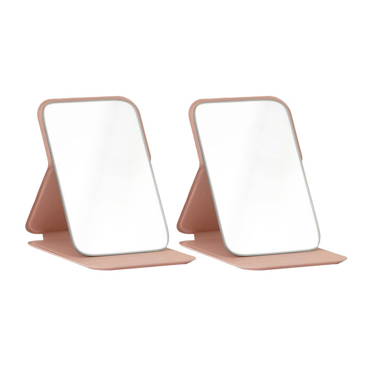 Fasola Foldable Portable Travel Makeup Mirror 2Pack