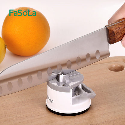 Fasola Knife Sharpener White Diameter 6.1cmX2Pack