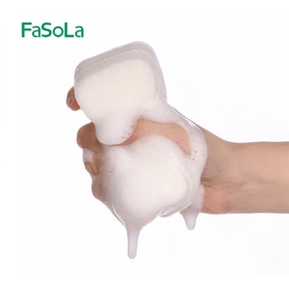 Fasola Extra Thick Kitchen Eraser Sponge Scrubbing Cleaning Pad 12X6X4cm 3Pieces X6Pack