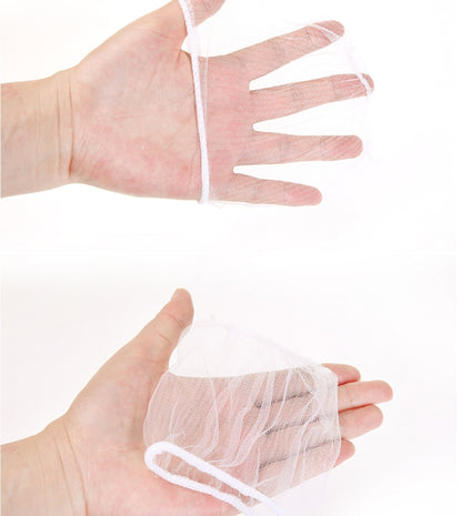 Fasola White Disposable Kitchen Sink Filter Net Sink Strainer Mesh Bag  35pcsX6Pack