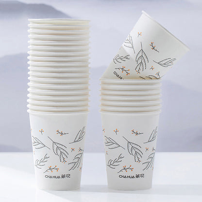 Chahua-Disposable-Medium-Wax-Free-Laminated-Paper-Cups-225ml-40-Pack-X2Pack-1