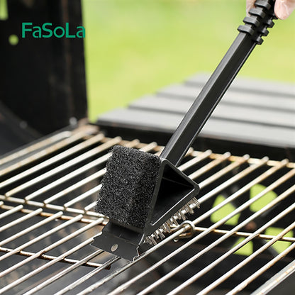 Fasola-Long-Handle-BBQ-Cleaning-Brush-Black-X2Pack-1