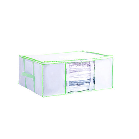 Taili Oxford Fabric Cube Vacuum Storage Box Space Saving Vacuum Storage Bags Storage Bag Totes 27x65x50cm X1Pack